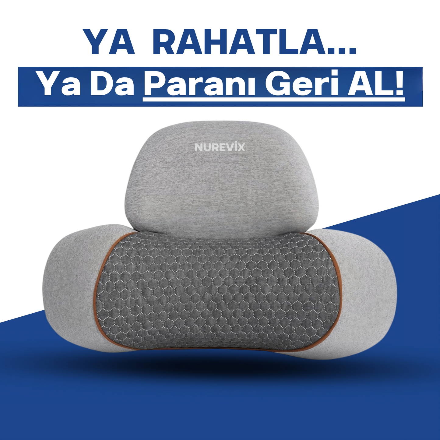 Nurevix™ 3'ü 1 Arada Masaj Yastığı